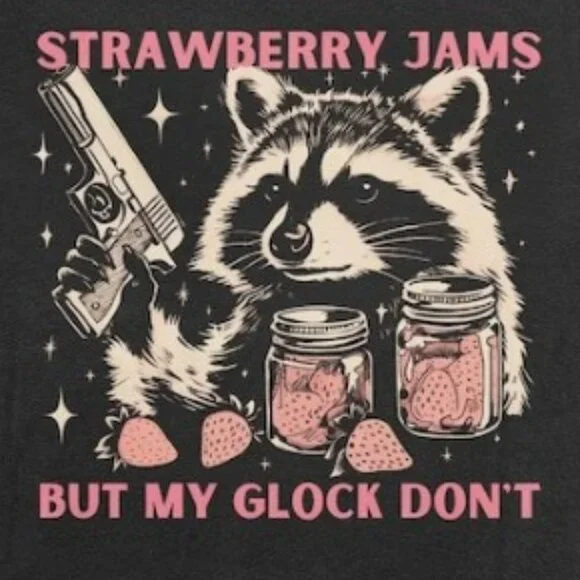 Funny Raccoon Shirt, Trash Panda, Animal Meme Tee - Picture 2 of 3